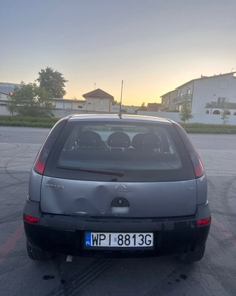 Opel Corsa cena 2500 przebieg: 151122, rok produkcji 2003 z Kłodawa małe 172